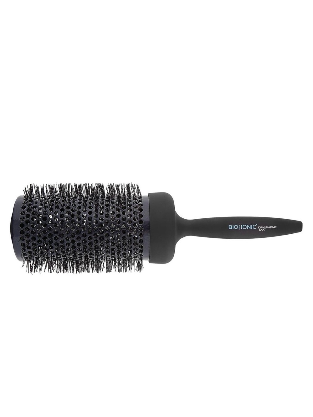 Bio Ionic Graphene Black Round Thermal Hair Brush - Smooth Styling & Volume - XL